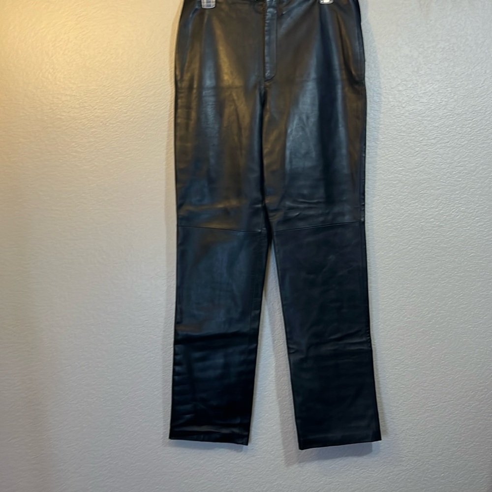 Linda Allard Ellen Tracy leather NWT pants